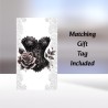 copy of Sister Birthday Card with Gift Tag / Gothic Style, Girl, Alternative Card