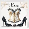 Niece Birthday Card with Gift Tag / Gothic Style, Clothing, Alternative Card