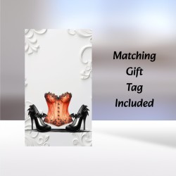 Girlfriend Birthday Card / Gift Tag Inc/ Goth Clothing, Gothic Style,