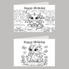Dragon Colour In Birthday Card Pack/ Set of 6, Craft, Art, Blank Cards, Kids