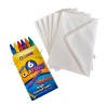 Dinosaur Colour In Birthday Card Pack/ Set of 6, Craft, Art, Blank Cards, Kids