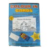 Dinosaur Colour In Birthday Card Pack/ Set of 6, Craft, Art, Blank Cards, Kids