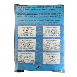 Dinosaur Colour In Birthday Card Pack/ Set of 6, Craft, Art, Blank Cards, Kids