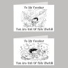 Teacher Colour In Birthday Card Pack/ Set of 6, Craft, Art, Blank Cards, Kids