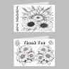 Thank You Colour In Birthday Card Pack/ Set of 6, Craft, Art, Blank Cards, Kids