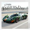 Fathers Day Racing Car Card with Matching Gift Tag / For Him, Dad, Track, Cars