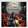 Gothic Fathers Day Card with Matching Gift Tag /For him, Dad, Skull Biker