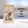 Gothic Humour Birthday Card with Matching Gift Tag /Gothic theme, Coffee, Chaos