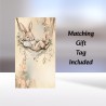 Rabbit Birthday Card & Matching Gift Tag/ Whimsical, Peter Rabbit Style, Bunny