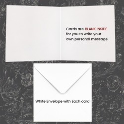 New Home Card with Matching Gift Tag /Gothic theme, Gothic Style Alternative
