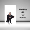 Large Personalised Graduation Card Male & Gift Tag, Uni, Congratulations