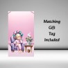 Personalised Large Retirement Card with Matching Gift Tag / For her, Retiring,