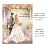 Large Wedding Day Card & Gift Tag Approx 11x8"/ Celebration, Wedding, Marriage