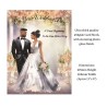 Large Wedding Day Card & Gift Tag Approx 11x8"/ Celebration, Wedding, Marriage