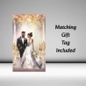 Large Wedding Day Card & Gift Tag Approx 11x8"/ Celebration, Wedding, Marriage