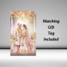 Large Indian Wedding Day Card & Gift Tag Approx 11x8"/ Celebration, Marriage,