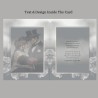 Large Personalised Gothic Style Wedding Day Card & Gift Tag/ Alternative Wedding