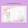 Lesbian, LGBT, Bride, Gay Wedding Day Card & Gift Tag -Large Size, Approx 11x8"